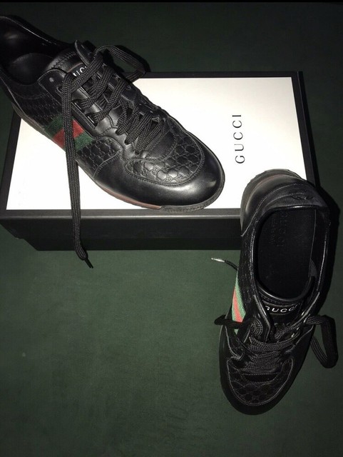 gucci mens shoes black classic